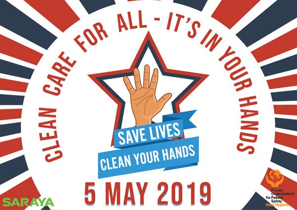 Saraya Clean Care For All It's In Your Hands Poster 5 - 2019