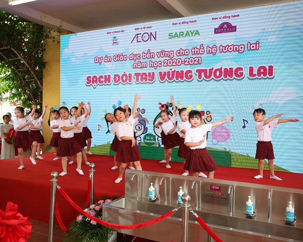 Events had children performances promoting hand hygiene.